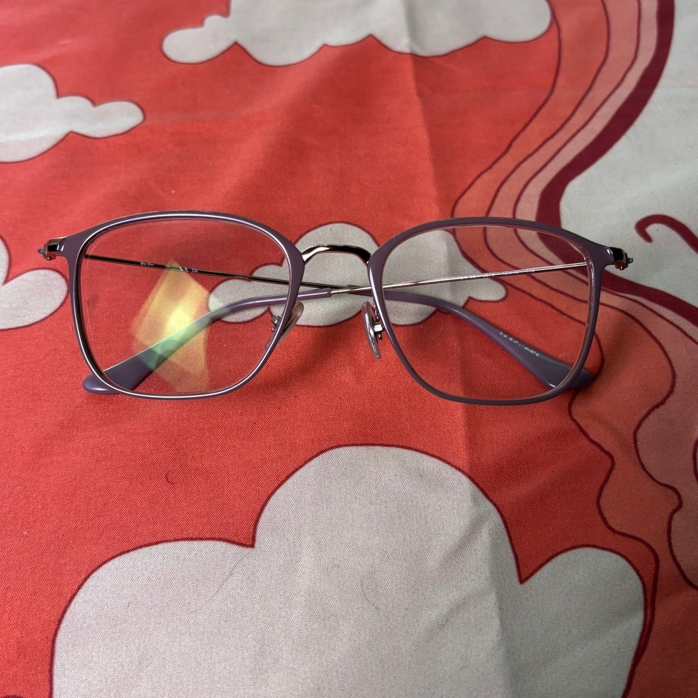 Ray-Ban Purple Silver Metal Optical Eyeglass Frames RB6392 2973 Phantos Coquette